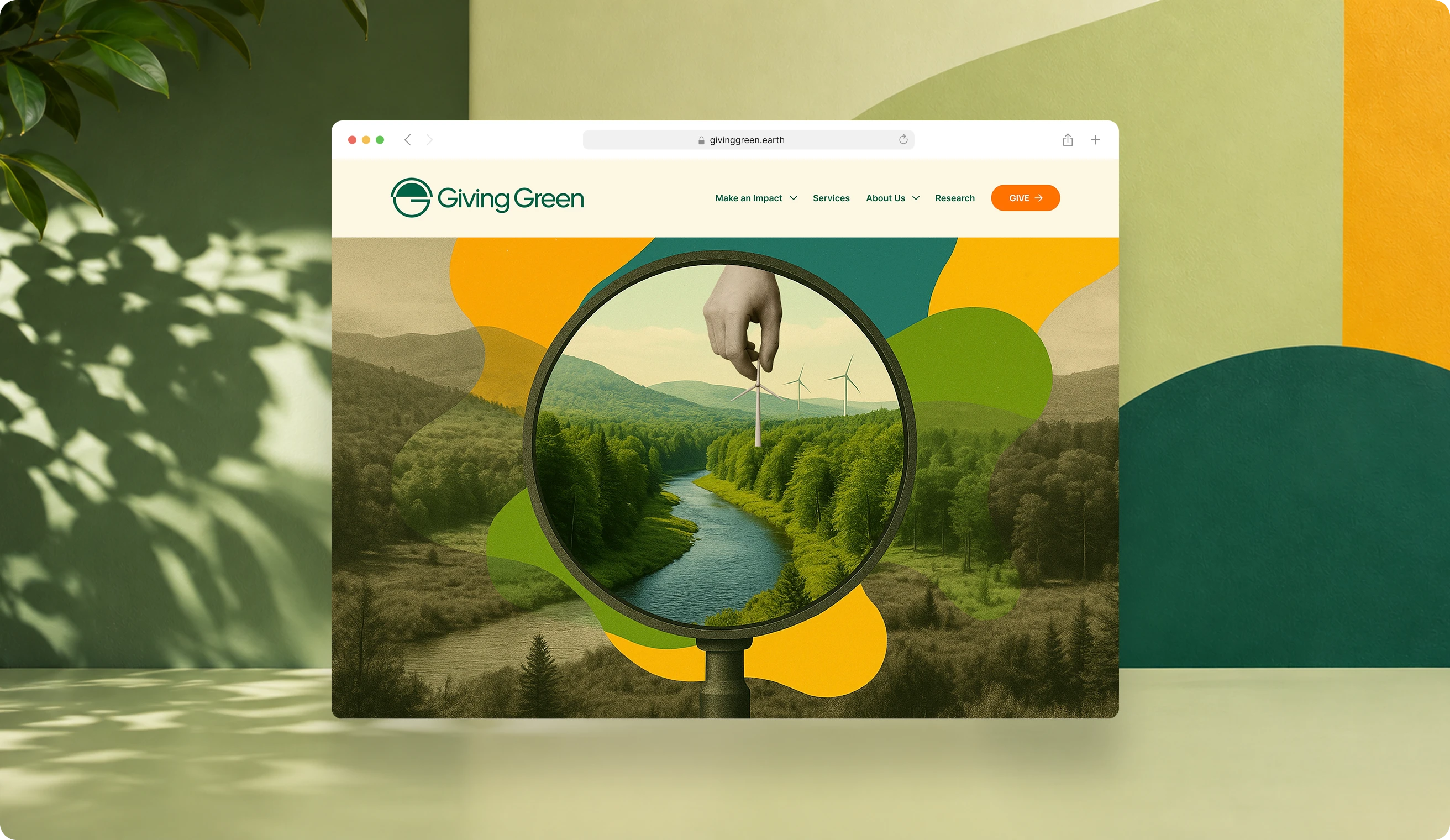 Giving Green website