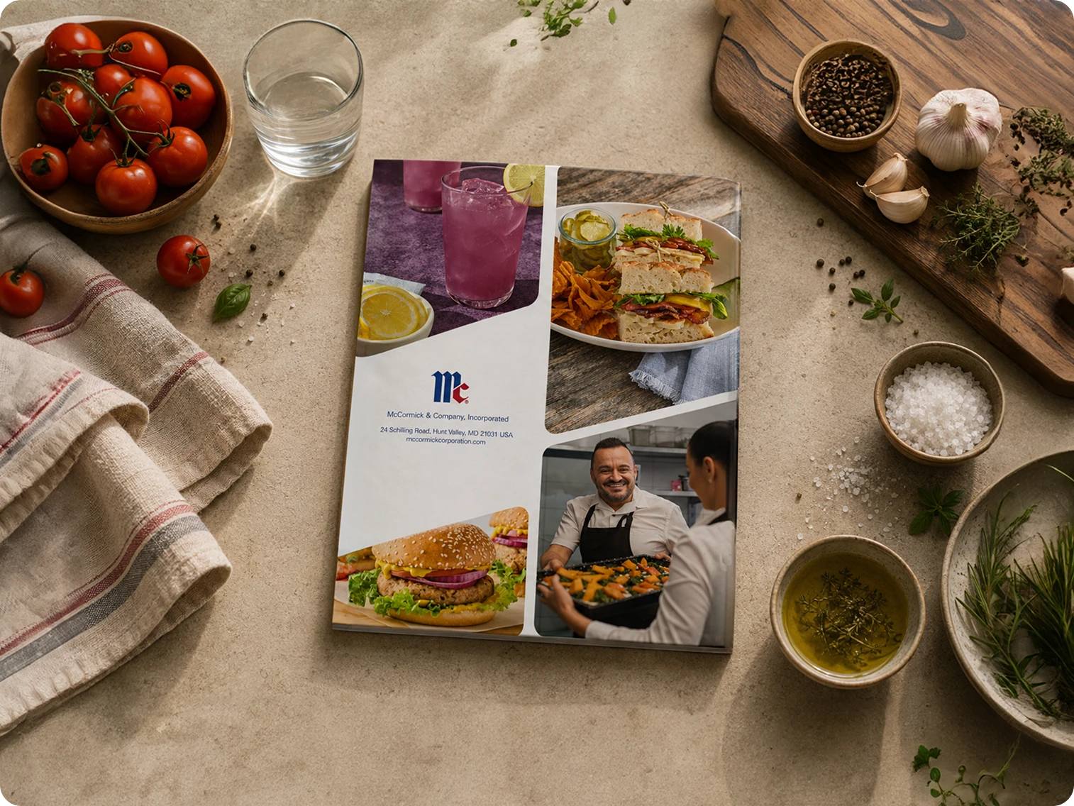 McCormick annual report spread