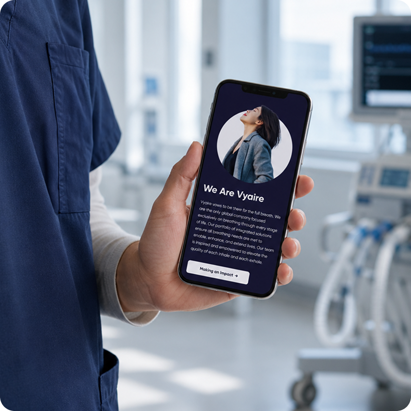 Vyaire Medical brand application