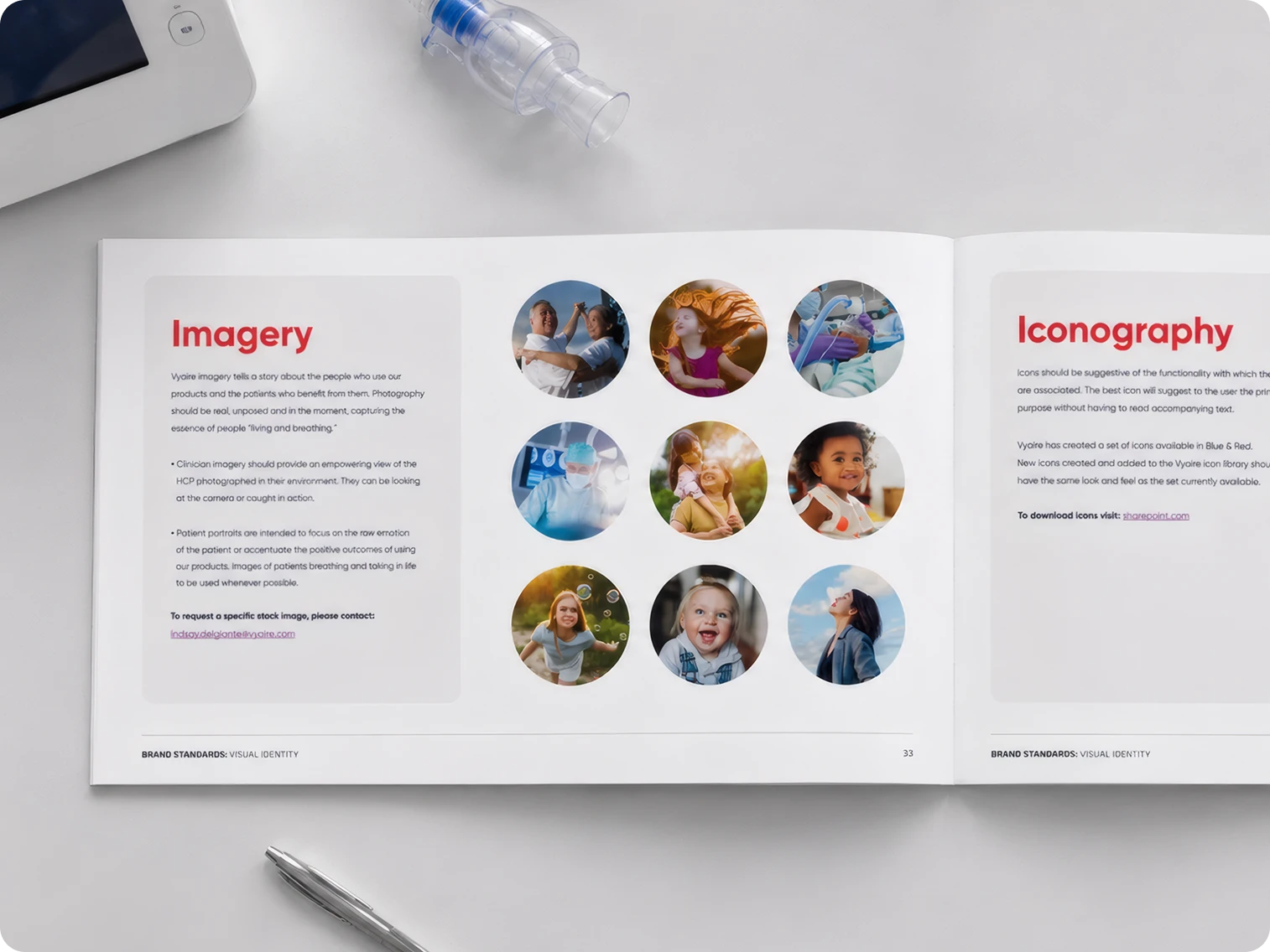 Vyaire Medical brand application